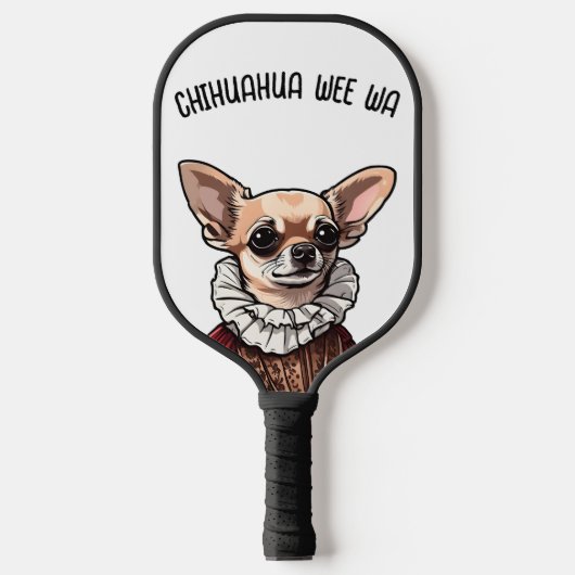 Chihuahua wee wa pickleball schläger (Vorderseite)