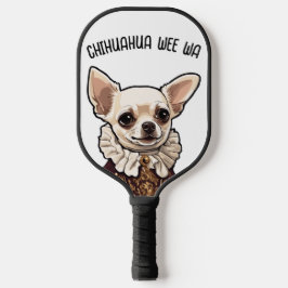 Chihuahua wee wa pickleball schläger