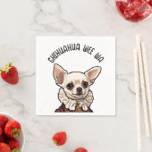 Chihuahua wee wa serviette (Beispiel)