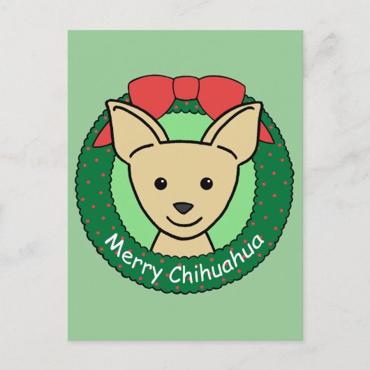 Chihuahua Weihnachten (Vorderseite)