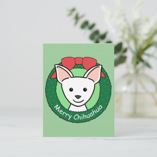 Chihuahua Weihnachten (Stehend Vorderseite)