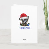 Chihuahua Weihnachten (Rückseite)