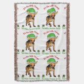 Chihuahua Weihnachten Decke (Vorderseite Vertikal)