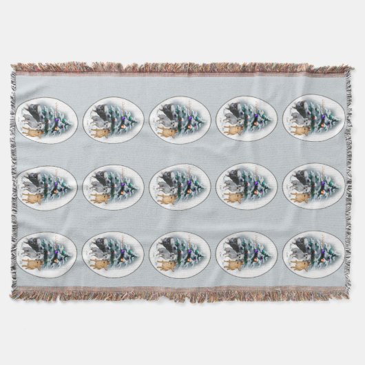 Chihuahua Weihnachten Decke (Vorderseite)