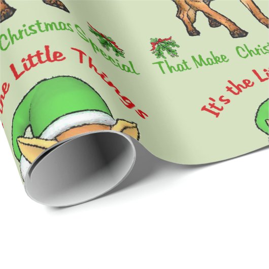 Chihuahua Weihnachten Geschenkpapier (Rolleneckpunkt)