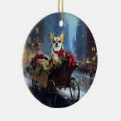 Chihuahua Weihnachten Keramik Ornament (Rechts)