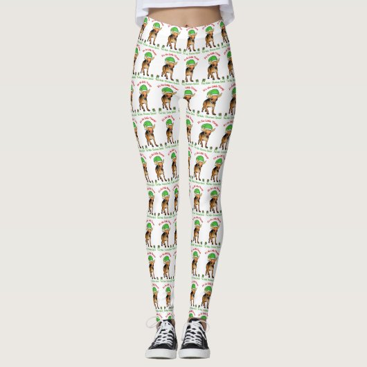 Chihuahua Weihnachten Leggings (Vorderseite)