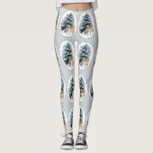 Chihuahua Weihnachten Leggings (Vorderseite)
