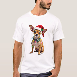 Chihuahua Weihnachten Santa hässlicher Pullover Hu
