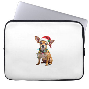 Chihuahua Weihnachten Santa hässlicher Pullover Hu Laptopschutzhülle