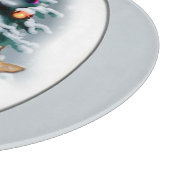 Chihuahua Weihnachten Schneidebrett (Ecke)