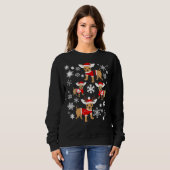 Chihuahua Weihnachten Sweatshirt (Vorne ganz)