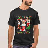 Chihuahua Weihnachten T-Shirt (Vorderseite)