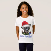 Chihuahua Weihnachten T-Shirt (Vorne ganz)