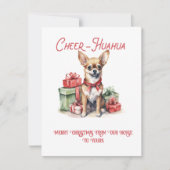 Chihuahua Weihnachten Whimsical | (Vorderseite)