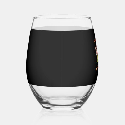 Chihuahua-Weihnachts-Socken-Lichter Lustiger Xmas- Weinglas Ohne Stiel (Rechts)