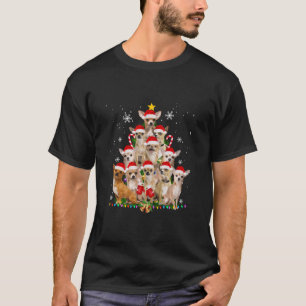 Chihuahua Weihnachtsbaum Dog Santa Merry Pugmas Xm T-Shirt