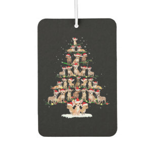 Chihuahua-Weihnachtsbaum Lustiger Tee Xmas Chihuah Autolufterfrischer