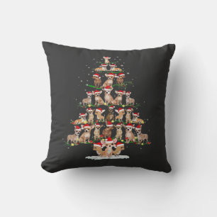 Chihuahua-Weihnachtsbaum Lustiger Tee Xmas Chihuah Kissen