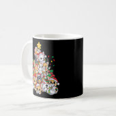 Chihuahua Weihnachtsbaum Santa Dog Lover Xmas Kaffeetasse (Vorderseite Links)