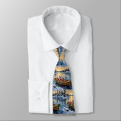 Chihuahua-Weihnachtsboot-Feiertag Krawatte (Gebunden)