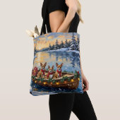 Chihuahua-Weihnachtsboot-Feiertag Tasche (Von Nahem)