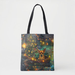 Chihuahua Weihnachtsfest Reise Tasche