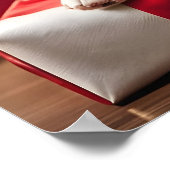 Chihuahua-Weihnachtshündchen Poster (Ecke)