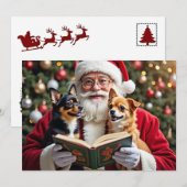 Chihuahua-Weihnachtskarte Feiertagskarte (Vorne/Hinten)
