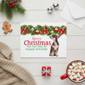 Chihuahua Weihnachtskarte Feiertagspostkarte