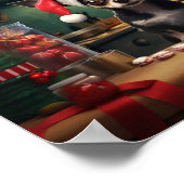 Chihuahua Weihnachtskekse Urlaub Poster (Ecke)