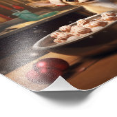 Chihuahua Weihnachtskost Feiertag Fotodruck (Ecke)