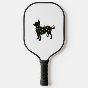 Chihuahua WeihnachtsLICHT Weihnachten Weihnachtsge Pickleball Schläger
