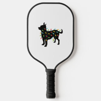 Chihuahua WeihnachtsLICHT Weihnachten Weihnachtsge Pickleball Schläger