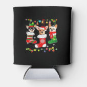Chihuahua Weihnachtslicht Xmas Dog Classic T-Shir Dosenkühler (Vorderseite)