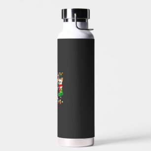 Chihuahua Weihnachtslichter Xmas Hund Klassisches Trinkflasche