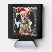 Chihuahua Weihnachtsmann Ugly Sweater Dog Lover X Dosenkühler (Vorderseite)