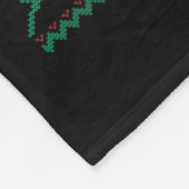 Chihuahua Weihnachtsmann Ugly Sweater Dog Lover X Fleecedecke (Ecke)