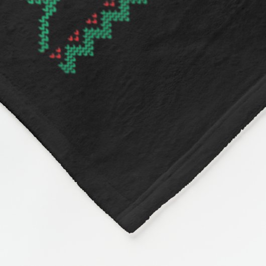 Chihuahua Weihnachtsmann Ugly Sweater Dog Lover X Fleecedecke (Ecke)