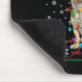 Chihuahua Weihnachtsmann Ugly Sweater Dog Lover X Mousepad (Ecke)