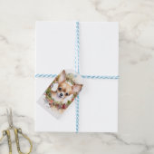 Chihuahua Weihnachtsmann Weihnachtsfest Geschenkanhänger (Mit Garn)