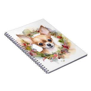 Chihuahua Weihnachtsmann Weihnachtsfest Notizblock