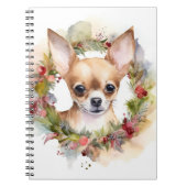 Chihuahua Weihnachtsmann Weihnachtsfest Notizblock (Vorderseite)
