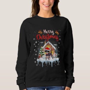 Chihuahua Weihnachtsmannmütze frohe Weihnachtslied Sweatshirt