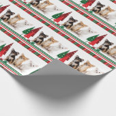 Chihuahua-WeihnachtsPackpapier Geschenkpapier (Ecke)