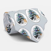 Chihuahua Weihnachtspenden Krawatte (Gerollt)
