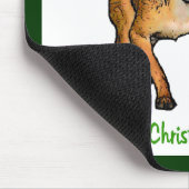Chihuahua Weihnachtspenden Mousepad (Ecke)