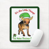 Chihuahua Weihnachtspenden Mousepad (Mit Mouse)