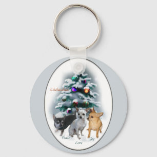 Chihuahua Weihnachtspenden Schlüsselanhänger