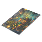 Chihuahua Weihnachtsreise Notizblock (angewinkelt)